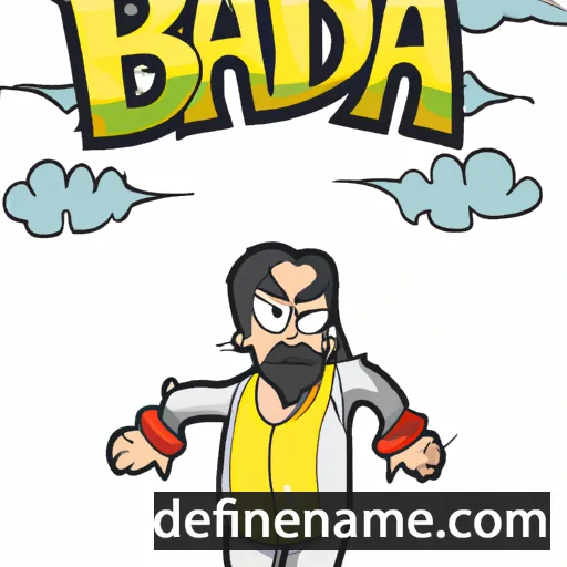 cartoon of the name Bada