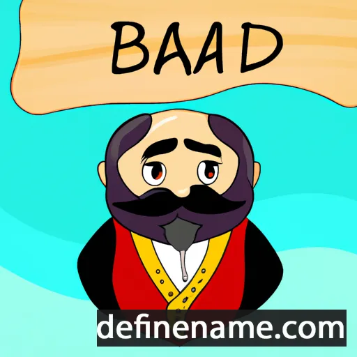 cartoon of the name Bahadır