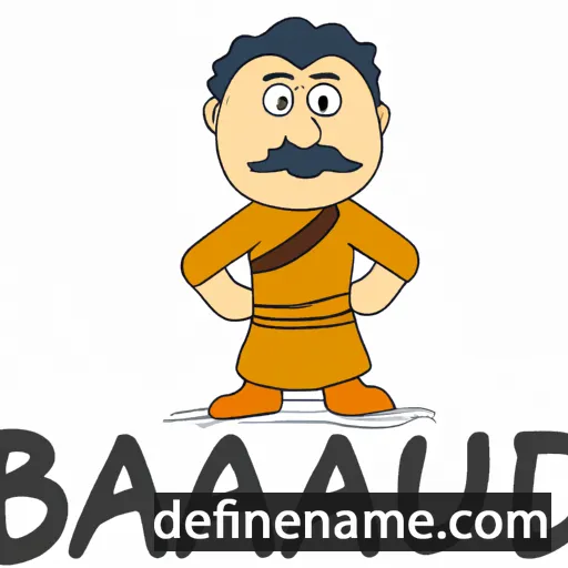 cartoon of the name Bahadur