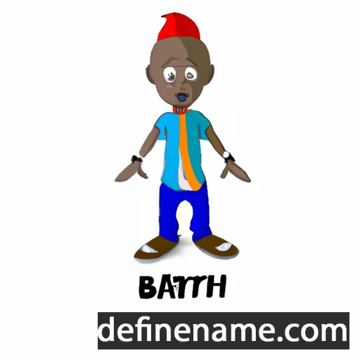 cartoon of the name Bahati