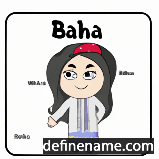 Bahija cartoon