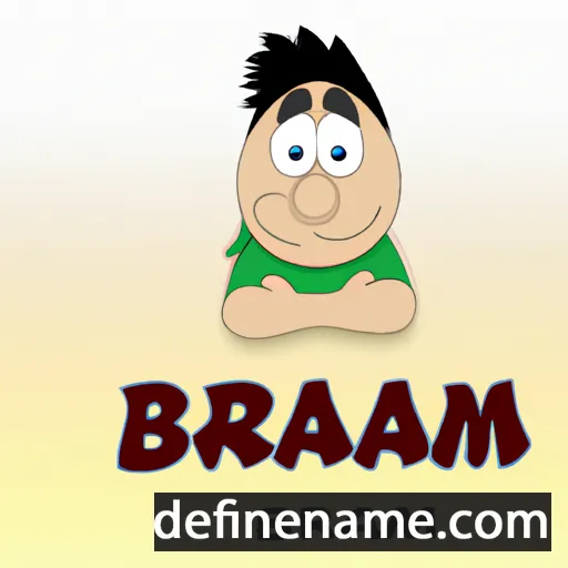 cartoon of the name Bahram