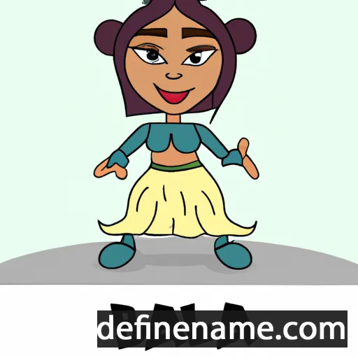 cartoon of the name Baila