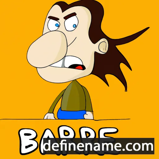 cartoon of the name Bairre