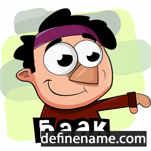 cartoon of the name Bakir