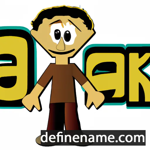 cartoon of the name Bakr