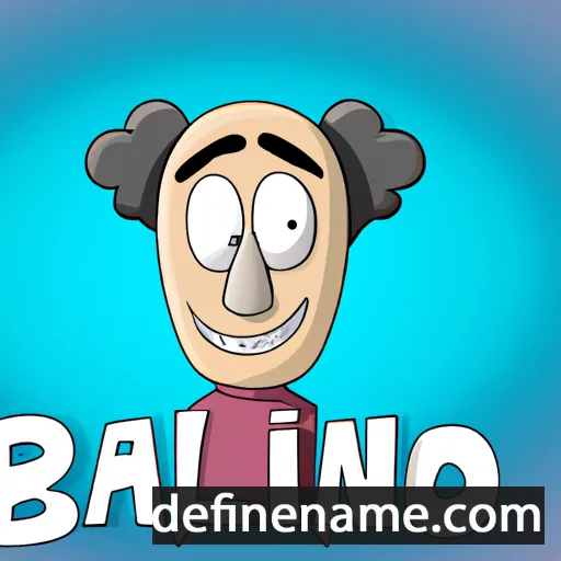 cartoon of the name Balbino