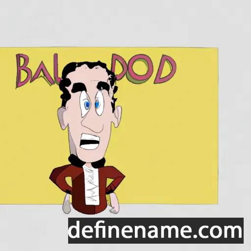 cartoon of the name Baldomar