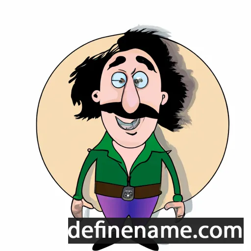 cartoon of the name Baldomero