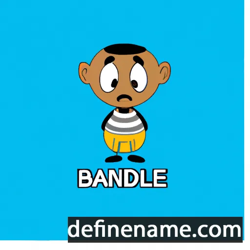 cartoon of the name Bandile