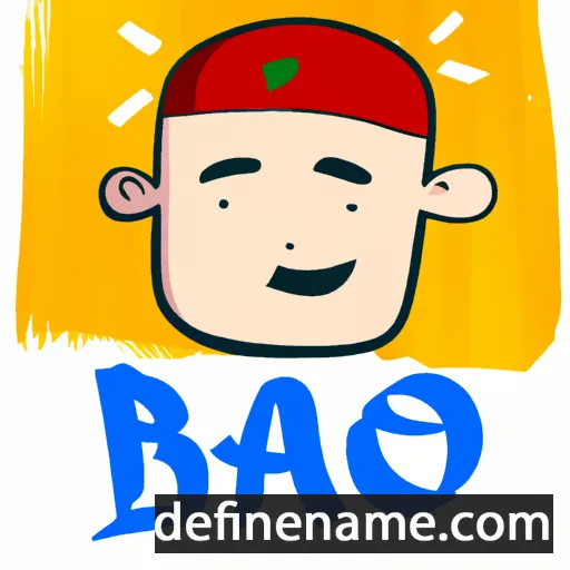 cartoon of the name Bao