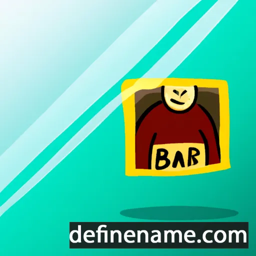 cartoon of the name Bara