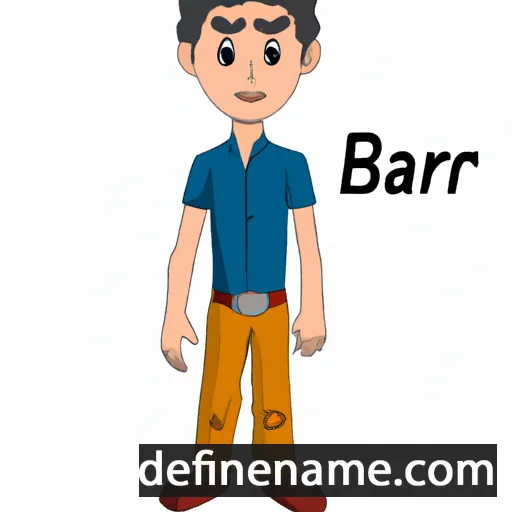 cartoon of the name Baran