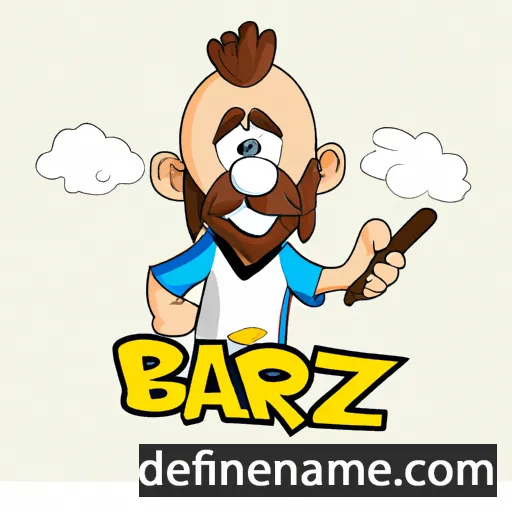 cartoon of the name Barış