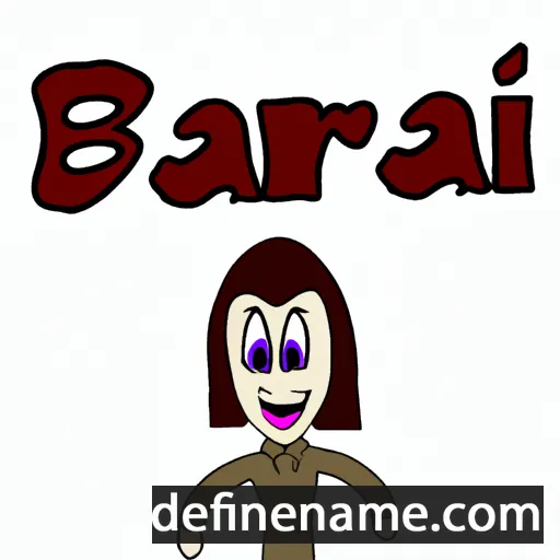 cartoon of the name Barna