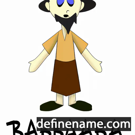 cartoon of the name Barnaba