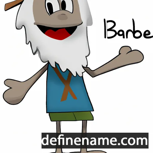 cartoon of the name Barnabé