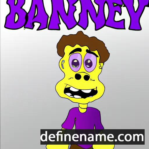 cartoon of the name Barney