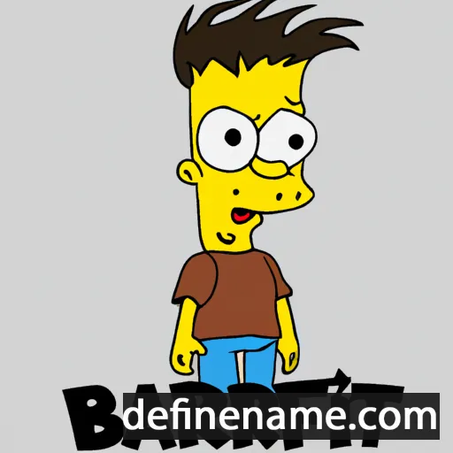 cartoon of the name Bart