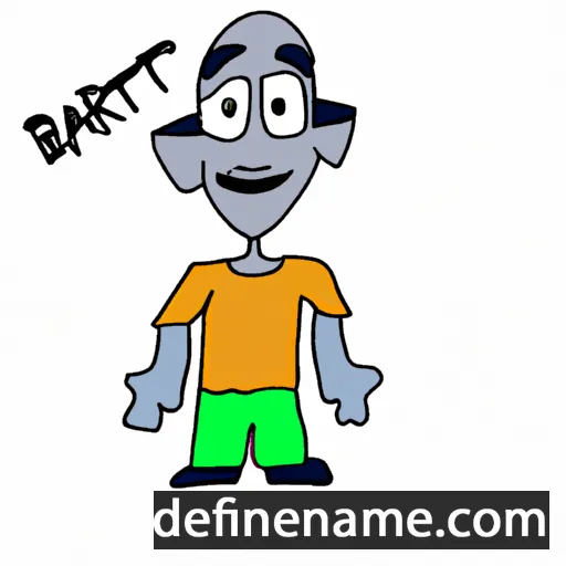 cartoon of the name Bartal