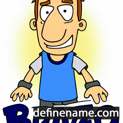 cartoon of the name Bartosz