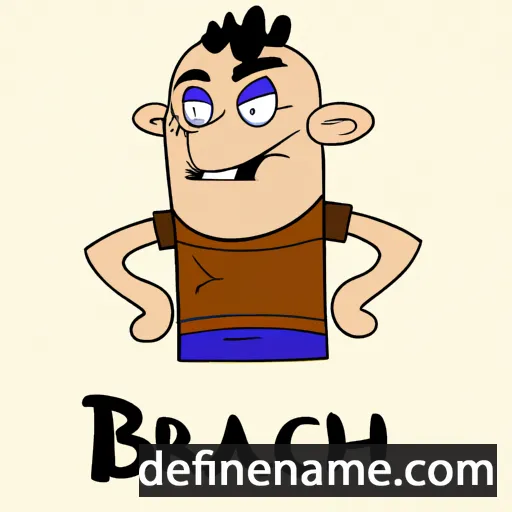 cartoon of the name Baruch