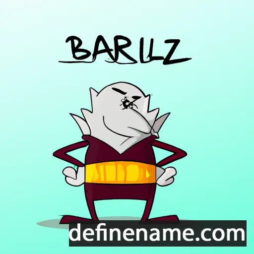 cartoon of the name Barzillai