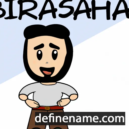 cartoon of the name Bashar