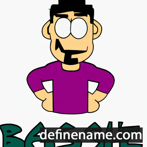 cartoon of the name Bashe