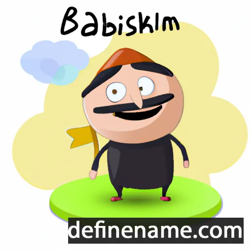 cartoon of the name Bashkim