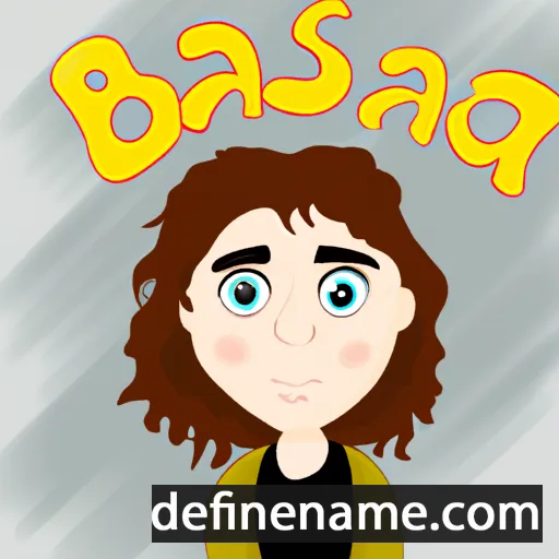 cartoon of the name Basya