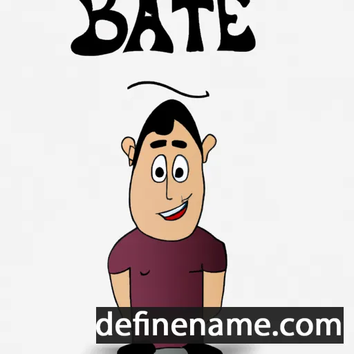 cartoon of the name Batel