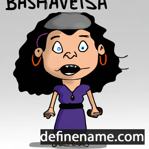 cartoon of the name Batsheva