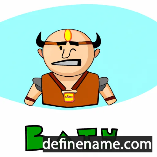 cartoon of the name Batyr