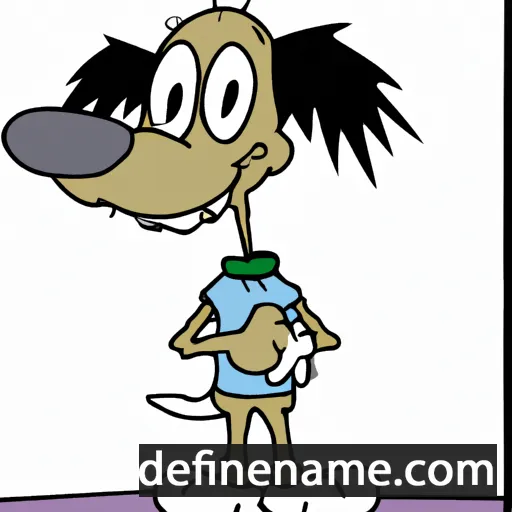 cartoon of the name Baxter