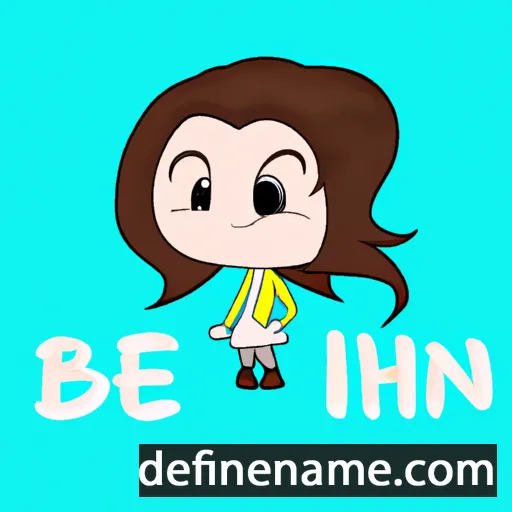 cartoon of the name Béibhinn