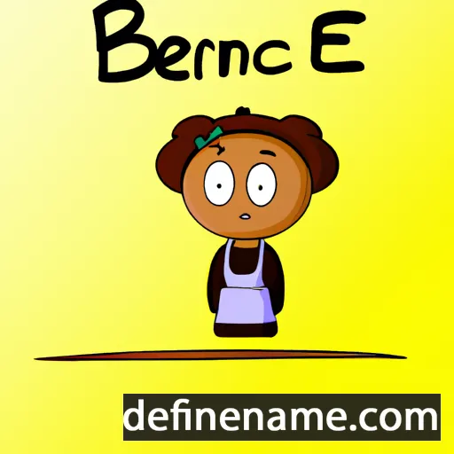 cartoon of the name Bérénice