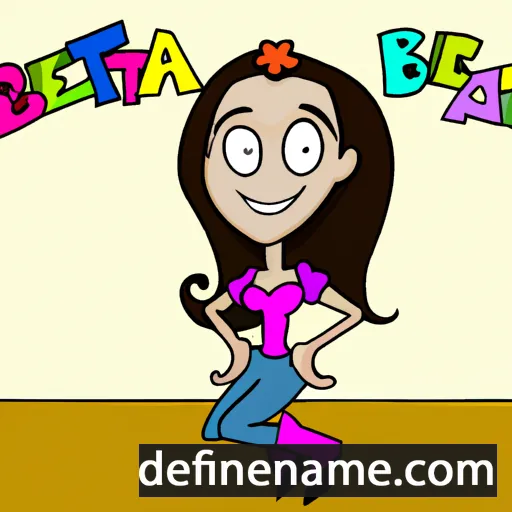 cartoon of the name Beatriz