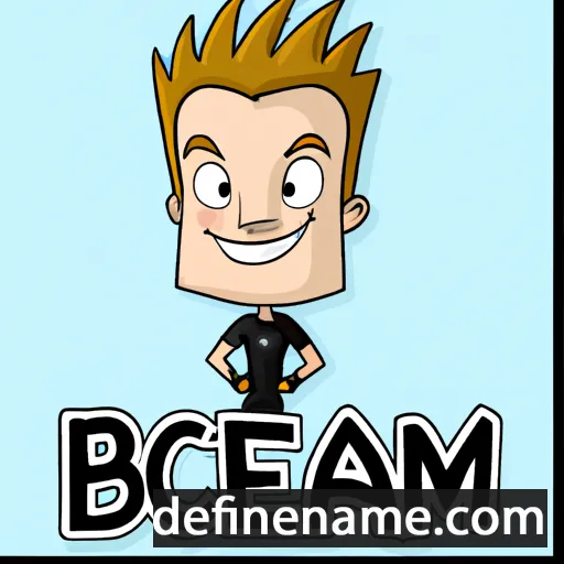 Beckham cartoon