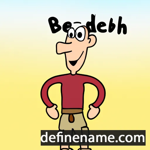 cartoon of the name Bedřich