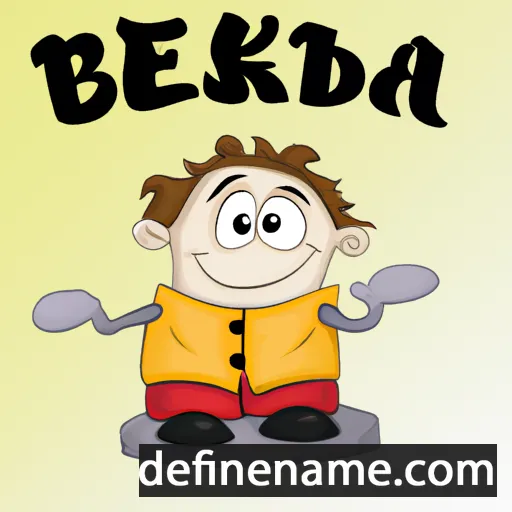 cartoon of the name Bedřiška