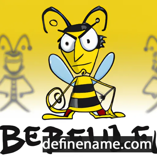 cartoon of the name Beelzebub