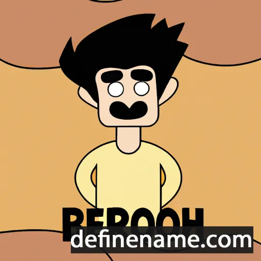 cartoon of the name Behrooz