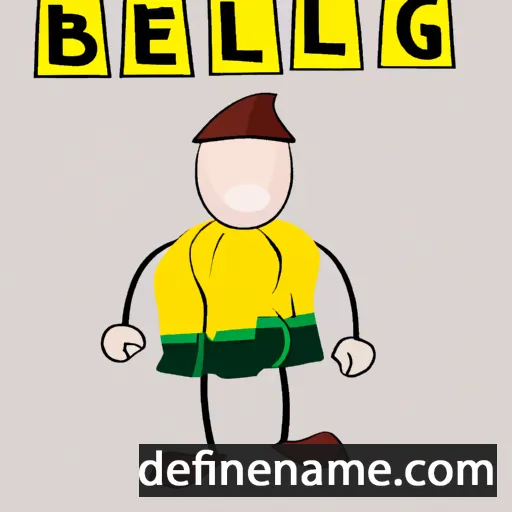 cartoon of the name Beileag