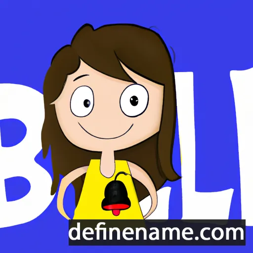 cartoon of the name Bel