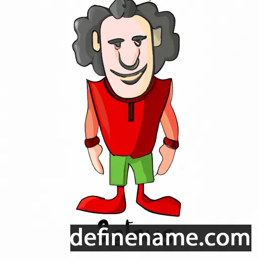 cartoon of the name Belenos