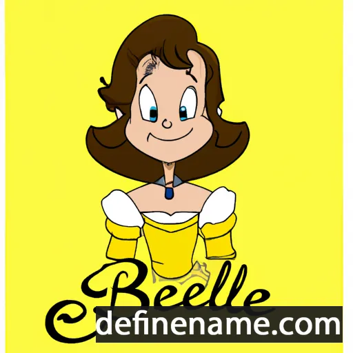 cartoon of the name Belle