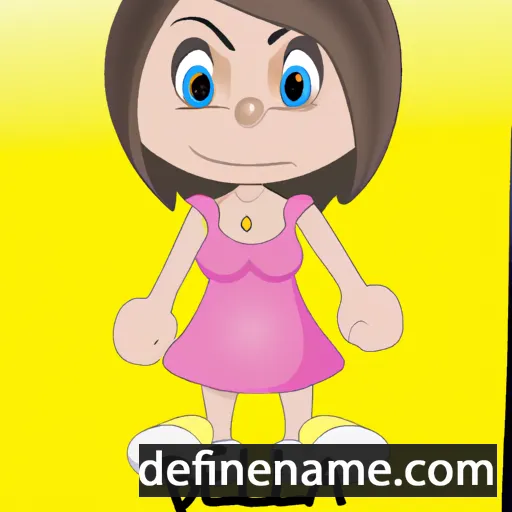 cartoon of the name Belma