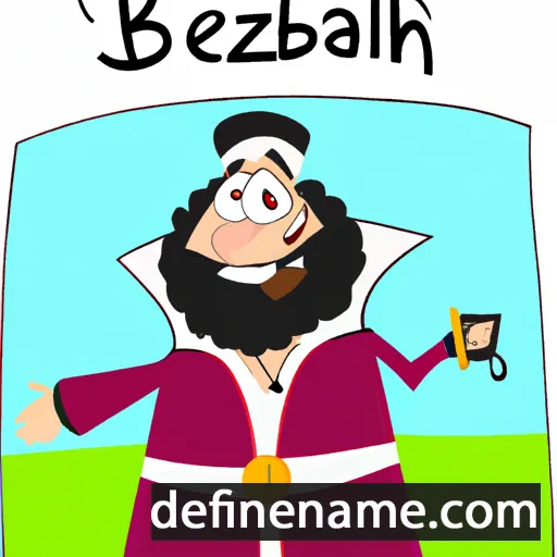 cartoon of the name Belshazzar