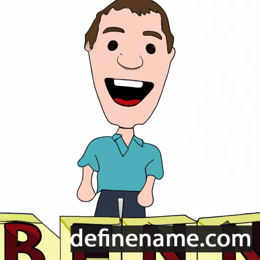 cartoon of the name Ben